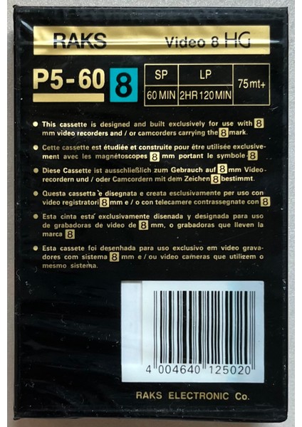 Super – Hg Video 8 Video Kaset