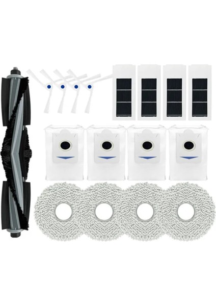 Debot X2 / X2 Pro / X2 Omni Robot Süpürgeler Ana Yan Fırça Filtresi Paspas Bezleri Toz Torbası Için Yedek Aksesuarlar (Yurt Dışından) fırsatları