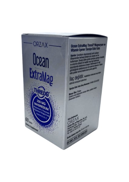 Ocean Extramag Thereog 200 Mg Magnesıum 60 Tablet