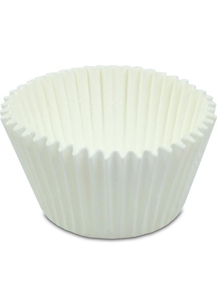 Muffin Kek Kapsülü Beyaz Büyük Boy No:2 100LÜ x 50 Paket (Koli) - K42