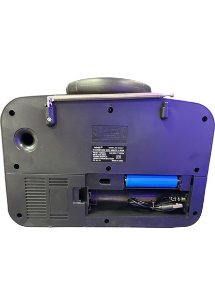 NS-6650 USB / Tf Kart / Fm Retro Taşınabilir Bluetooth Hoparlör
