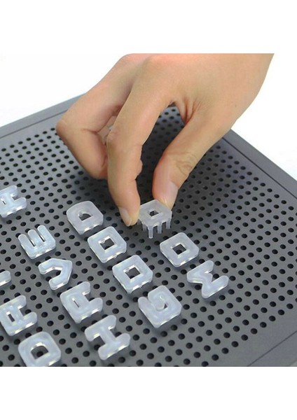 Yazı Panosu 63 Harfli Işıklı Yazı Panosu 21 x 14 cm Letter Board Duvar Monte Aparatlı Pegboard fiyatları