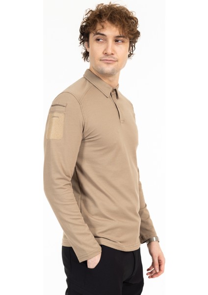 Akn 22013 Polo Yaka Uzun Kollu Taktik Sweatshırt modelleri