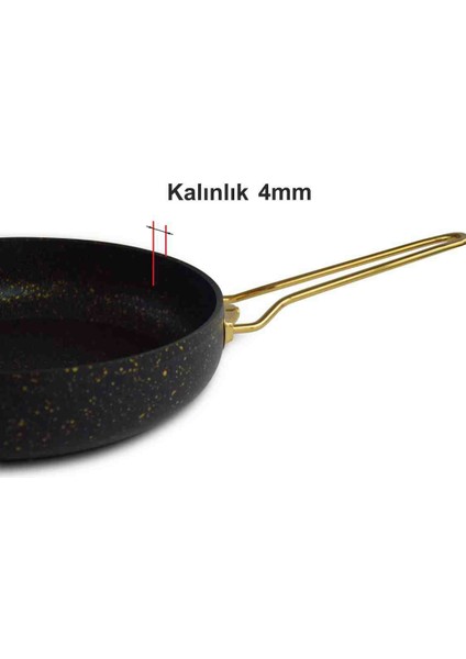 26 cm Granit Tava ve Karnıyarık Tencere Seti Aitın Renk Metal Kulplu fiyatları