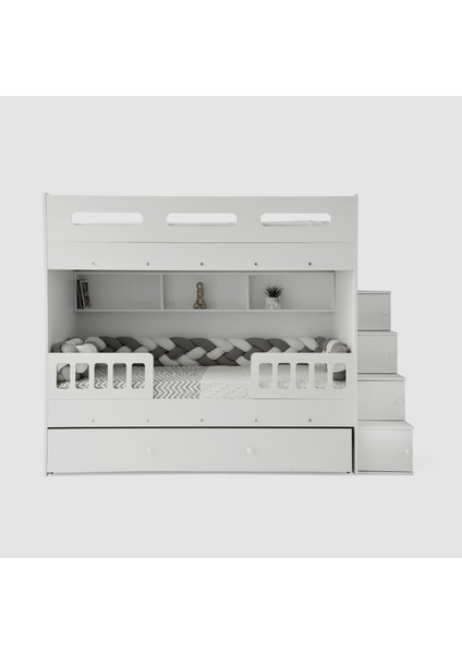 Berlin Yavrulu Ranza Beyaz Çelik Destekli Tamamı MDF modelleri