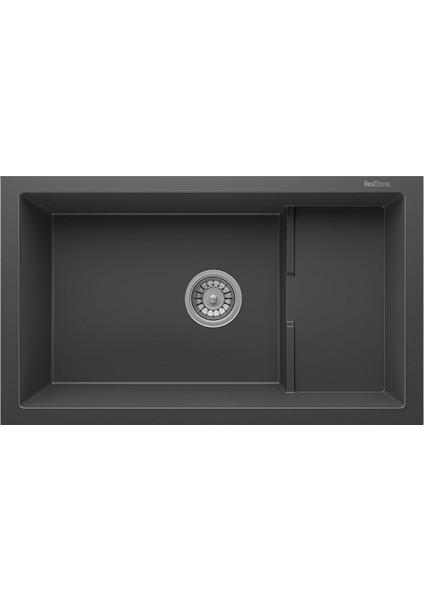 P017 Patara Antrasit Granit Mutfak Eviyesi 77X46
