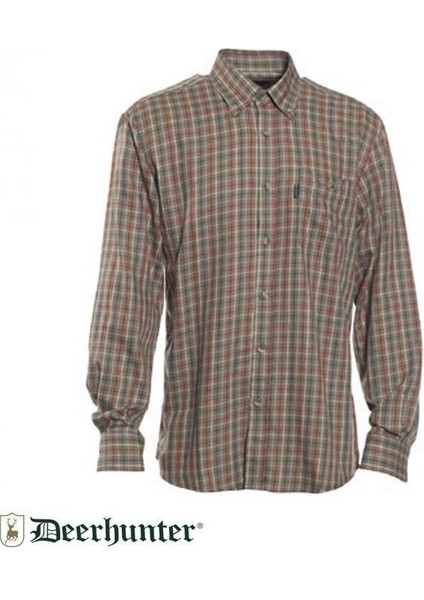T. S.k.deerhunter Waylon 499 Red Kareli Uzun Kol Gömlek 41/42