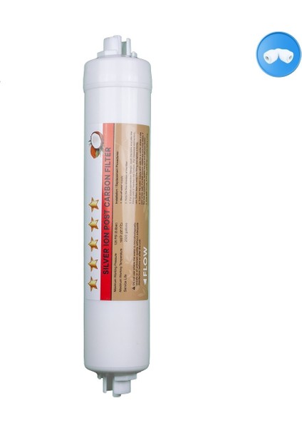 Su Arıtma Cihazı Coconut Gümüşlü 1200 Iodin Post Carbon Tatlandırıcı Filtre