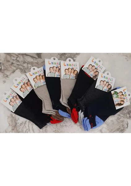 Kız ve Erkek Çocuk Patik Çorap 8'li Paket