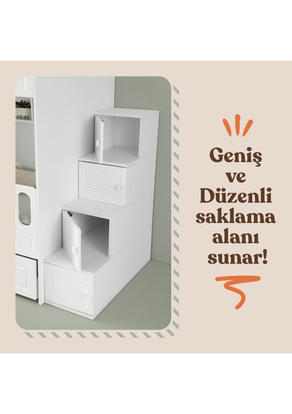 Panjur Yavrulu Ranza Beyaz Çelik Destekli Membran Kaplama Tamamı MDF fırsatları