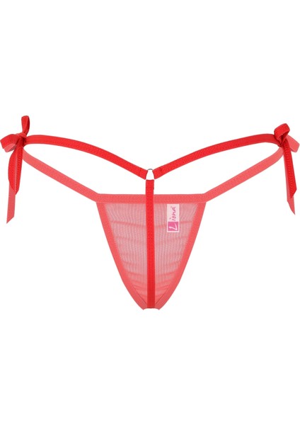 Bağcıklı Transparan Kadın Kırmızı Iç Çamaşırı fiyatları