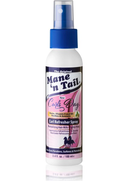 Mane‘n Tail Curl Refresher Tazeleyici Bukle Belirginleştirici Saç Spreyi 100 ml