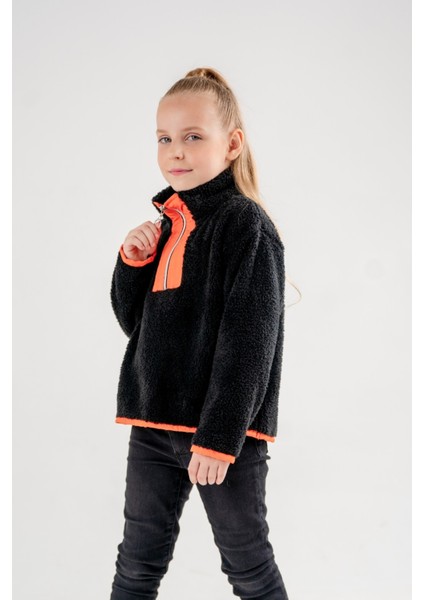 Garnili Peluş Kız Çocuk Sweat 4523 fiyatları