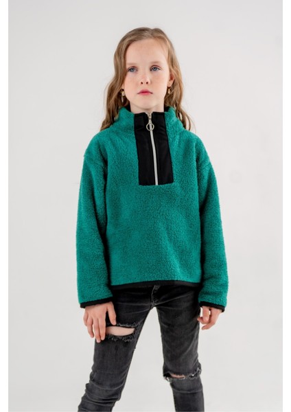 Garnili Peluş Kız Çocuk Sweat 4523 fiyatları