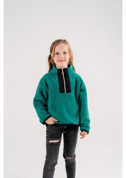 Garnili Peluş Kız Çocuk Sweat 4523 fırsatları