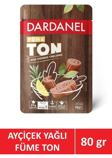 Ayçiçek Yağlı Füme Ton 80 gr