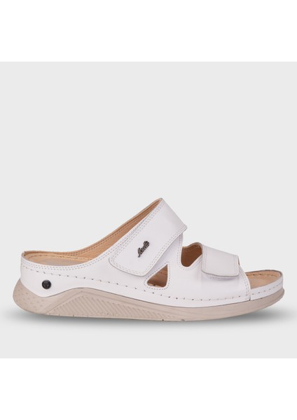 Lında-G Kadın Terlik Beyaz