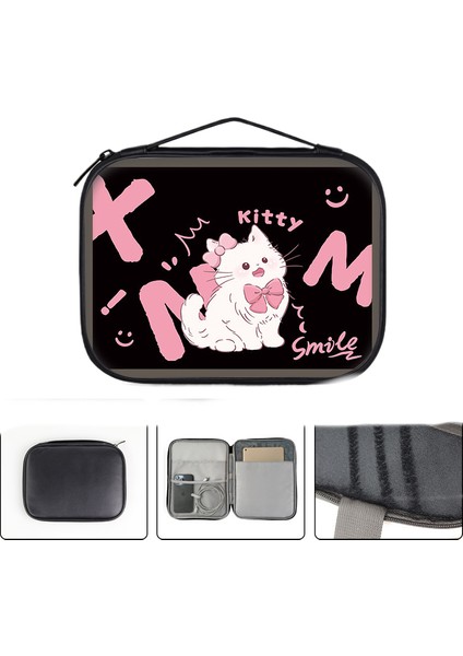 Cute Cat Handheld Premium iPad Tablet Bag With High Appearance Storage Bag And Plush Anti Drop And Shock Absorbent Protective Cover (Yurt Dışından)