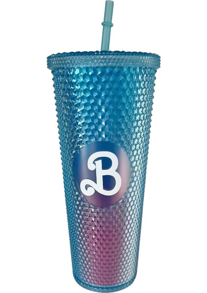 Iki Çift Katmanlı Plastik Fincan Saman Fincan Su Bardağı Su Bardağı Starba Fincan Durian Fincan Barbie Fincan ile Su Bardağı (Yurt Dışından)