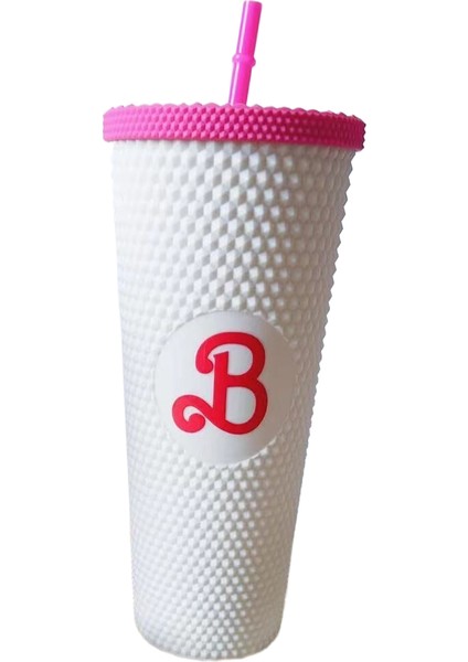 Iki Çift Katmanlı Plastik Fincan Saman Fincan Su Bardağı Su Bardağı Starba Fincan Durian Fincan Barbie Fincan ile Su Bardağı (Yurt Dışından)