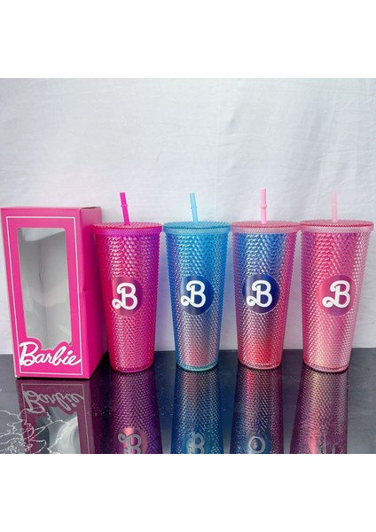 Iki Çift Katmanlı Plastik Fincan Saman Fincan Su Bardağı Su Bardağı Starba Fincan Durian Fincan Barbie Fincan ile Su Bardağı (Yurt Dışından) fırsatları
