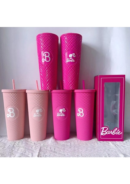 Iki Çift Katmanlı Plastik Fincan Saman Fincan Su Bardağı Su Bardağı Starba Fincan Durian Fincan Barbie Fincan ile Su Bardağı (Yurt Dışından) fiyatları