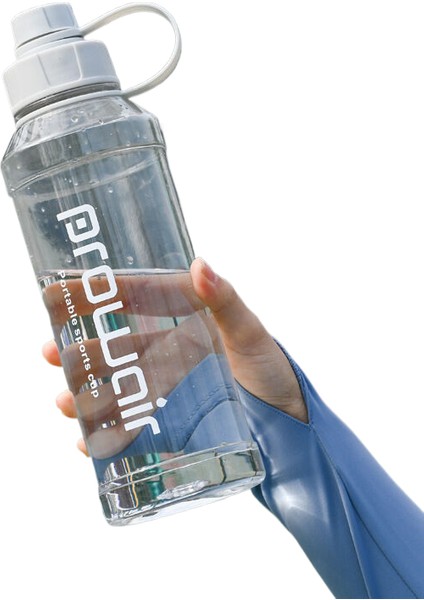 Spor Su Isıtıcısı Büyük -Kapasite Plastik Fincan Açık Hava Fitness Portatif Su Kupası Öğrenci Hediyesi Yaratıcı Uzay Bardağı (Yurt Dışından)