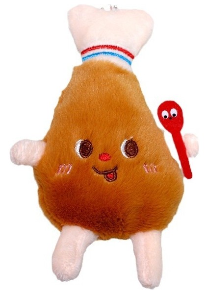 Sevimli Patates Kızartması Kolye Hamburger Topuzu Peluş Çanta Bebek Bebek Peluş Oyuncak (Yurt Dışından)
