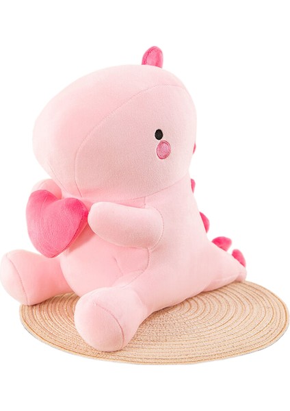 Dinozor Peluş Oyuncak Kız Kalp Yastık Bebek Bebek (Yurt Dışından)