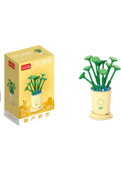 Çocukların Bulmaca Oyuncakları ve Evdeki Dekorasyonlar Için Blok Çiçek Toplantıs I Inşa Etmek (Yurt Dışından)