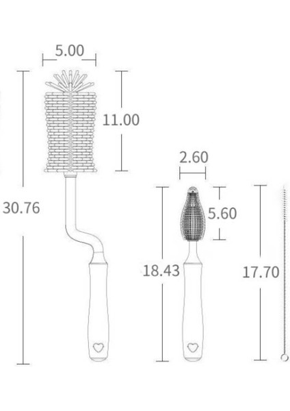 Biberon Fırçası, Emzik Sınıfı Silikon Emzik Fırçası, Pipet Fırçası Temizleme, Biberon Durulama Seti (Yurt Dışından) fiyatları