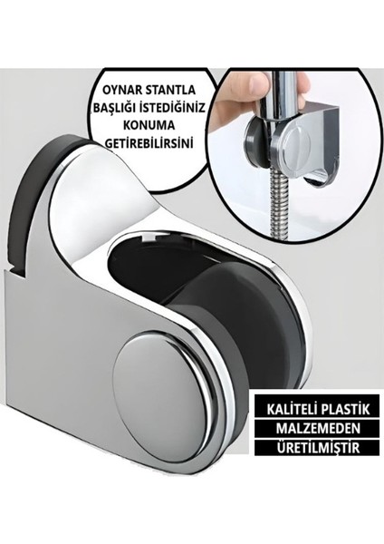 Duş Başlığı Tutucu Duş Mafsalı Askılık Hortum Askısı Mafsal Duşakabin Banyo Duş Aparatı
