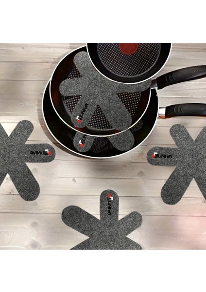 Tava Tencere ve Borcam Koruyucu Çizdirmez Keçe 3'lü Set 30X30 cm Tava Koruyucu fiyatları