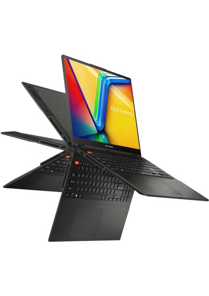 Vivobook S 16 Flip - Ryzen5 7530U - 16” Wuxga Touch - 16GB - 512GB - Q Ingilizce Klavye – Windows 11 Home - TN3604YA-DS51T