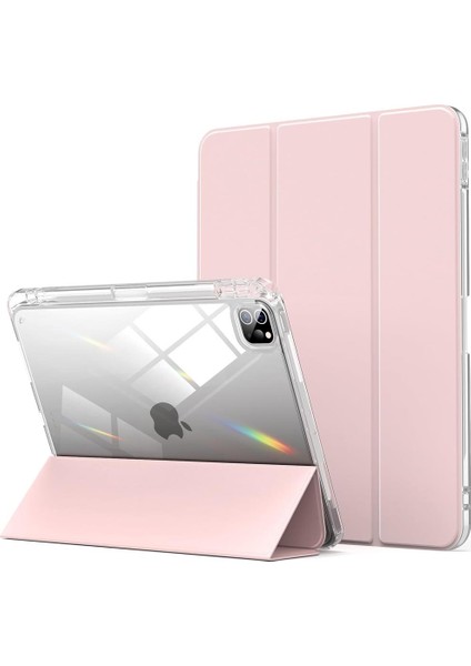 Apple iPad Pro 11 Inç M4 2024 Kılıf Kalem Bölmeli Akrilik Şeffaf Ayrılabilir Case A2836 A2837 A3006 fırsatları