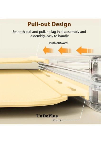 Apple iPad Pro 12.9 3./4./5./6. Nesil Kılıf Kalem Bölmeli Akrilik Şeffaf Ayrılabilir Case 2018-2022 fırsatları