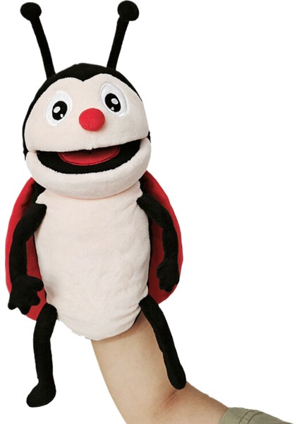 Uğur Böceği El Kuklası Oyuncaklar Çocuklar Için Interaktif Peluş Oyuncaklar Çocuklar Için Hediyeler 40CM (Yurt Dışından)