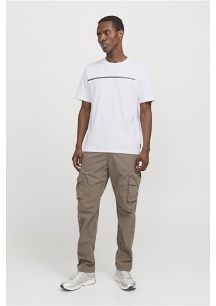 Jcofusıon Full Brandıng Tee Ss Crew Noos Beyaz Erkek T-Shirt 12273120 modelleri