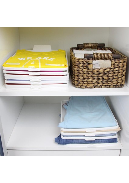 5 Adet Plastik T-Shirt Düzenleyici, Gömlek,elbise,dolap Organizer fiyatları