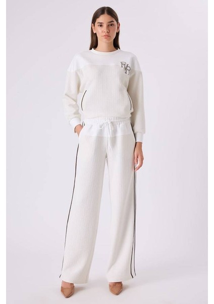 Nina Bağcıklı Örme Kadın Pantolon 342112049