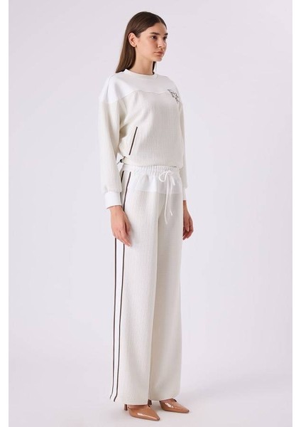 Nina Bağcıklı Örme Kadın Pantolon 342112049 modelleri