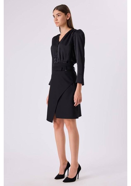 Asimetrik Kesim Kadın Kalem Etek 342113007 fırsatları