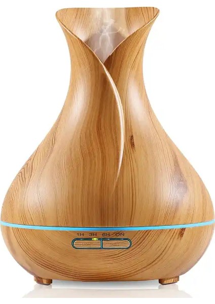 Uzaktan Kumandalı 550 ml Aroma Difüzörü Ultrasonik Hava Nemlendirici 7 Renk LED
