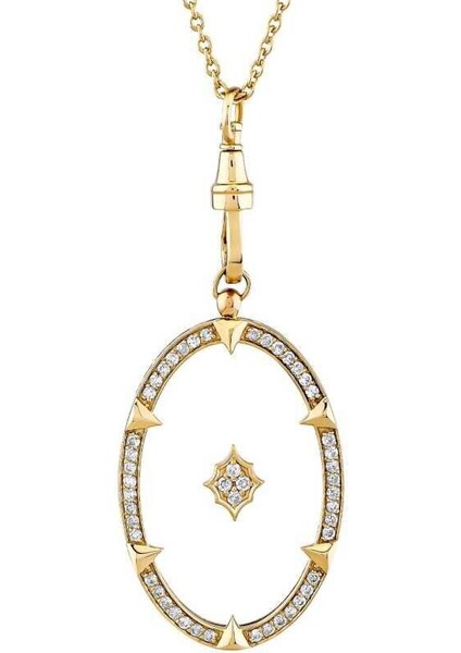 0.44 Karat Pırlanta Cam Kolye fiyatları