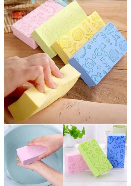 Vücut Kesesi Peeling Etkisi Lif Ölü Deri Giderici Yeşil Banyo Süngeri