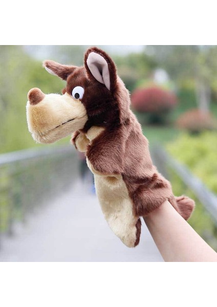 Kurt Çocuk Kuklası Peluş Oyuncak Hediyesi 25CM (Yurt Dışından)