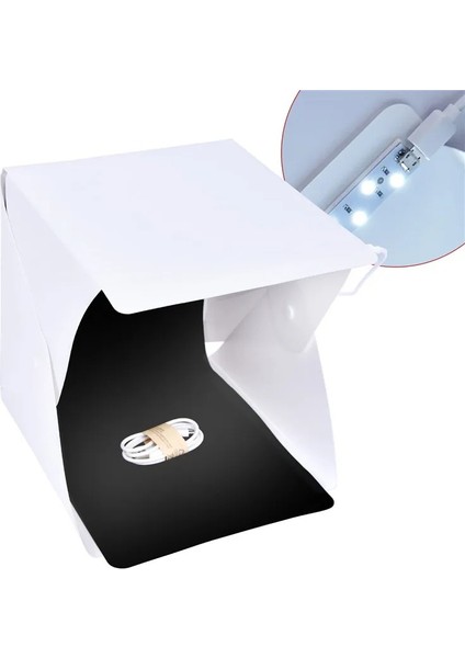 Çekim Çadırı 22X22 Led'li Ürün Fotoğraf Çekim Çadırı