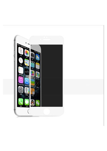 iPhone Se 2022 Premium Hayalet Ekran Koruyucu Kor Privacy Glass Kırılmaz Cam