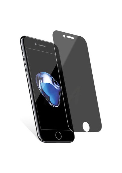 iPhone 7 Premium Hayalet Ekran Koruyucu Kor Privacy Glass Kırılmaz Cam