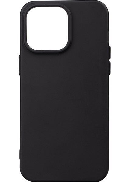 Apple iPhone 15 Pro Max Kılıf Esnek Yapılı Yumuşak Dokulu Soft Biye Premium Kapak